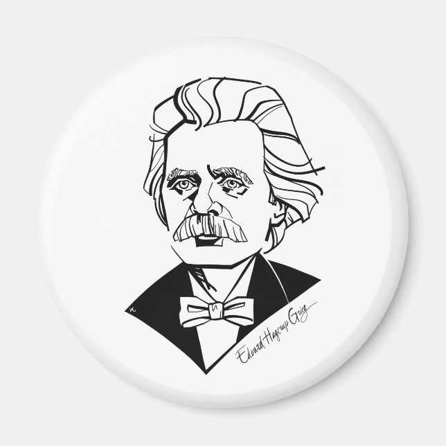 Edvard Grieg Magnet (Framsidan)