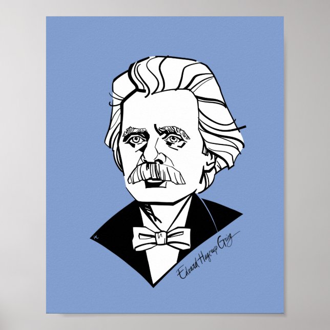 Edvard Grieg Poster (Framsidan)