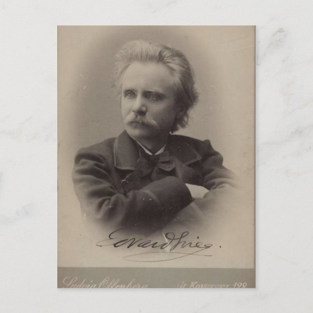 Edvard Grieg Vykort (Framsida)