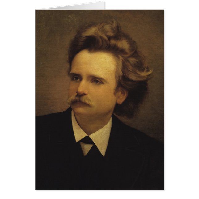 Edvard Hagerup Grieg Hälsningskort (Framsidan)