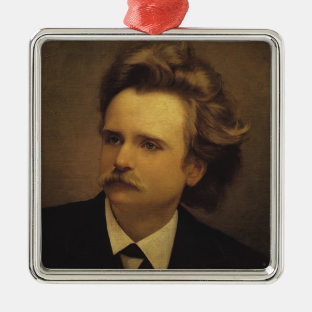 Edvard Hagerup Grieg Julgransprydnad Metall (Framsidan)