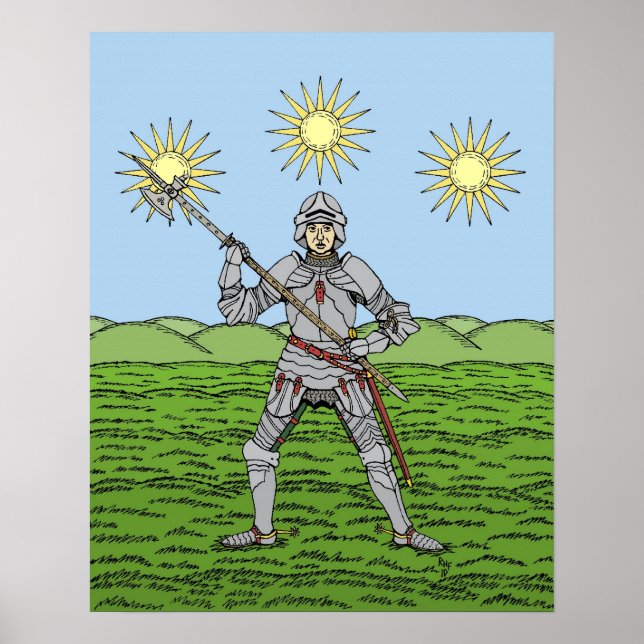 Edvard IV i plåtrustning Poster (Framsidan)