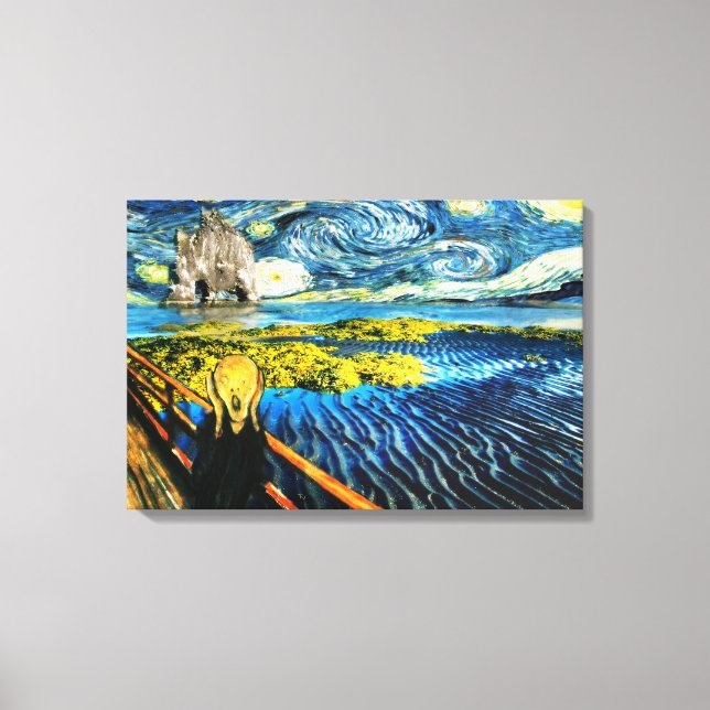 Edvard Meets Vincent Canvastryck (Framsida)