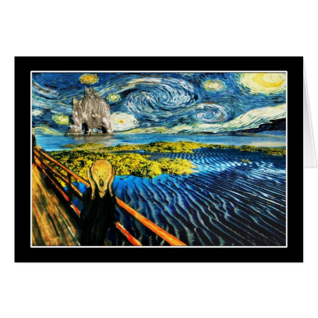 Edvard Meets Vincent Hälsningskort (Framsidan Horizontal)