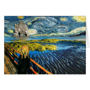 Edvard Meets Vincent Hälsningskort