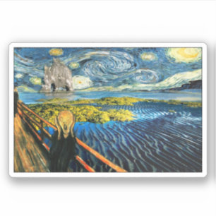 Edvard Meets Vincent Klistermärken