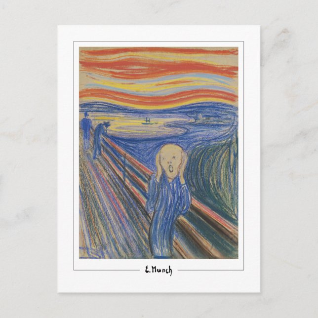Edvard Munch #123-2 - Finkonst Vykort (Framsida)