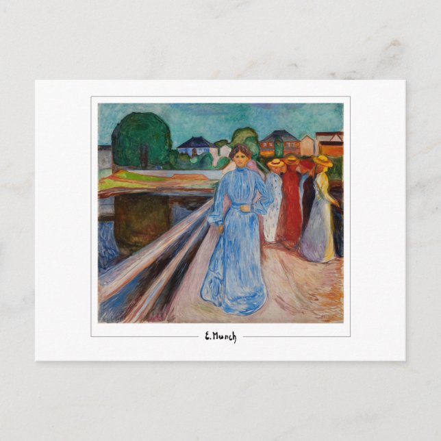 Edvard Munch #14-3 - Finkonst Vykort (Framsida)