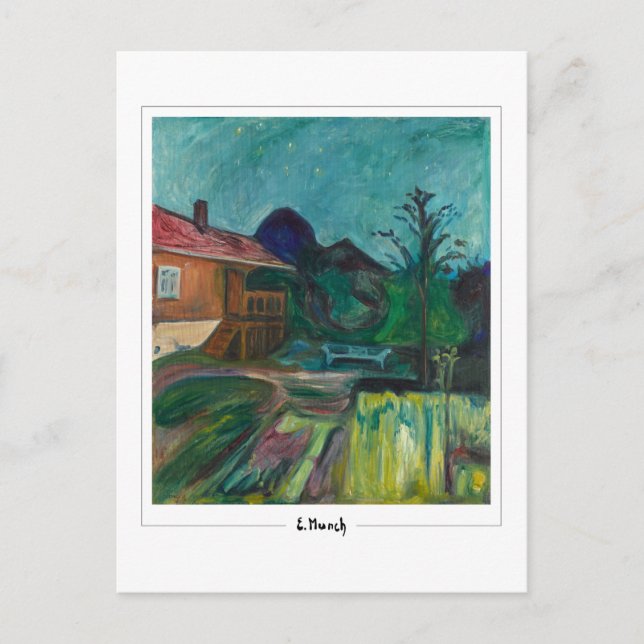 Edvard Munch #168-3 - Finkonst Vykort (Framsida)