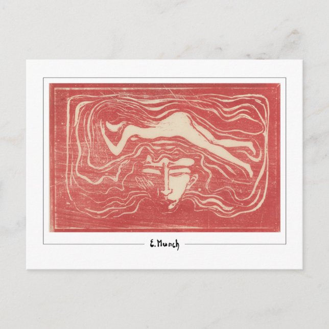 Edvard Munch #258-2 - Finkonst Vykort (Framsida)