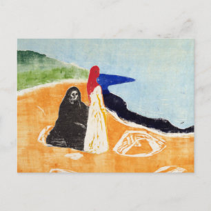 Edvard Munch 2 Kvinnor i kusten Vykort