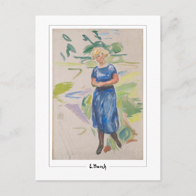 Edvard Munch #351 - Finkonst Vykort (Framsida)