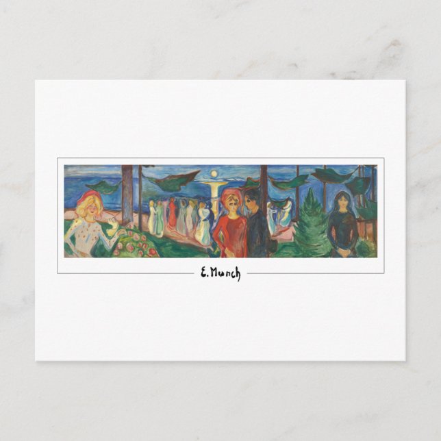 Edvard Munch #384 - Finkonst Vykort (Framsida)