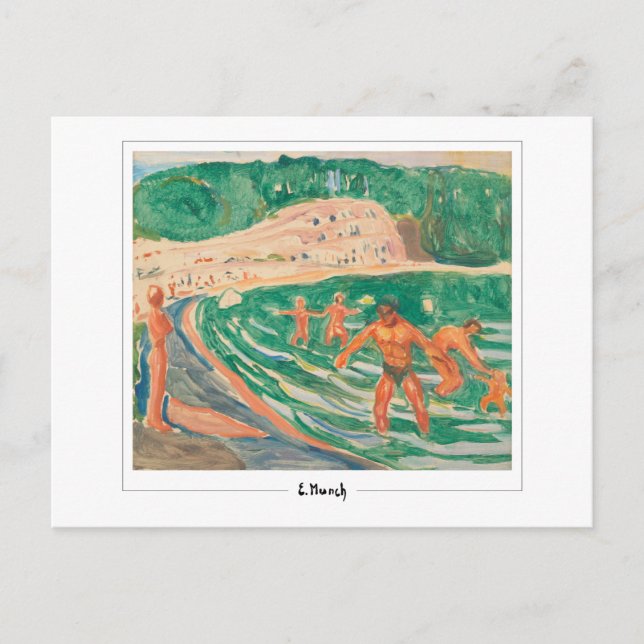 Edvard Munch #412-3 - Finkonst Vykort (Framsida)