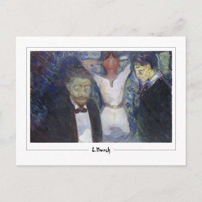 Edvard Munch #475-3 - Finkonst Vykort (Framsida)