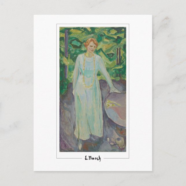Edvard Munch #586 - Finkonst Vykort (Framsida)