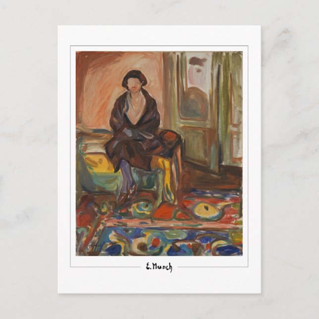 Edvard Munch #598-3 - Finkonst Vykort (Framsida)