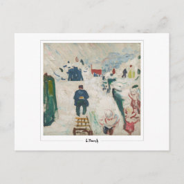 Edvard Munch #5-3 - Finkonst Vykort