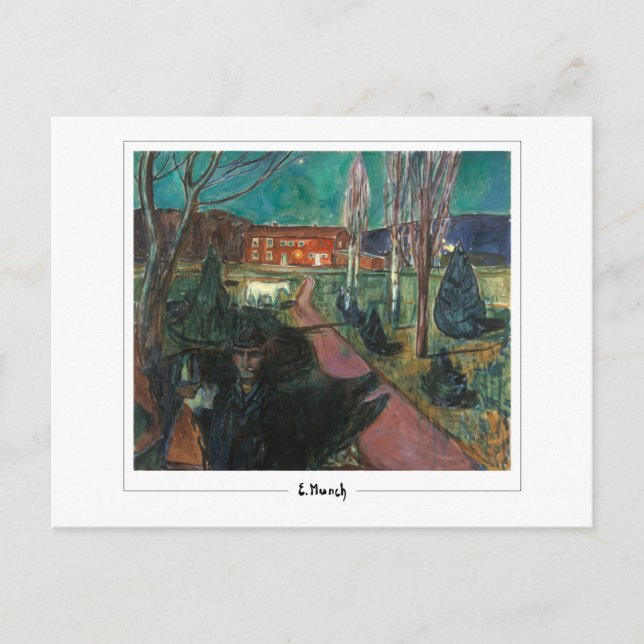 Edvard Munch #621-2 - Finkonst Vykort (Framsida)