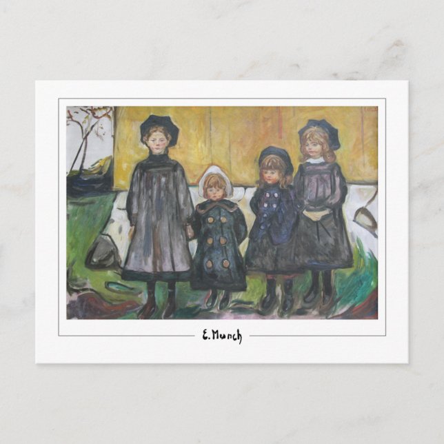 Edvard Munch #786 - Finkonst Vykort (Framsida)