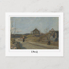 Edvard Munch #92-3 - Finkonst Vykort