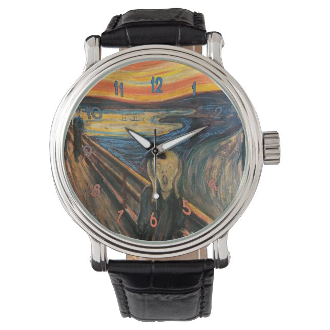Edvard Munch är The Skräm Armbandsur (Framsida)