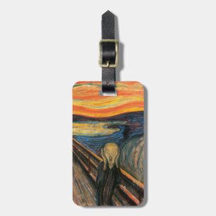 Edvard Munch är The Skräm Bagagebricka