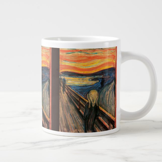 Edvard Munch är The Skräm Jumbo Mugg (Höger)