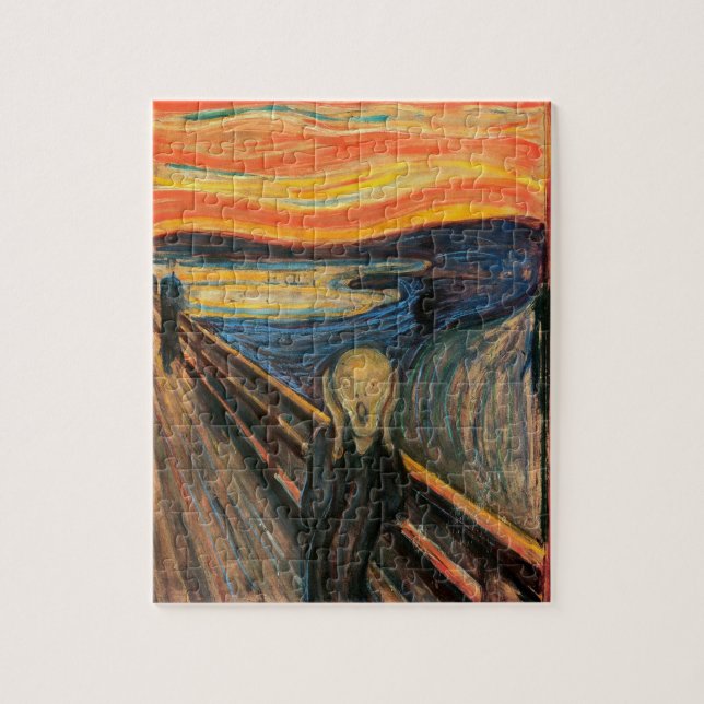 Edvard Munch är The Skräm Pussel (Vertikal)