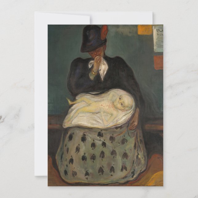 Edvard Munch - Arv Tack Kort (Framsida)