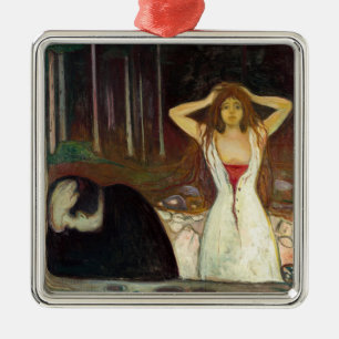 Edvard Munch - Ashes Julgransprydnad Metall