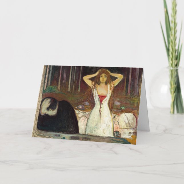 Edvard Munch - Ashes Kort (Framsida)