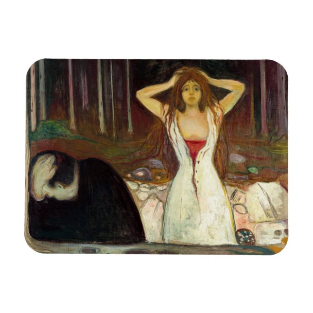 Edvard Munch - Ashes Magnet (Horisontell)