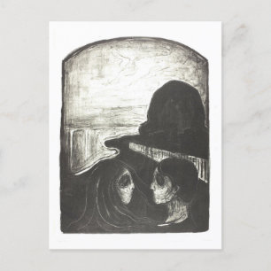 Edvard Munch "Attraktion I" vykort för målning