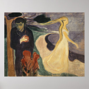 Edvard Munch - avskiljande Poster