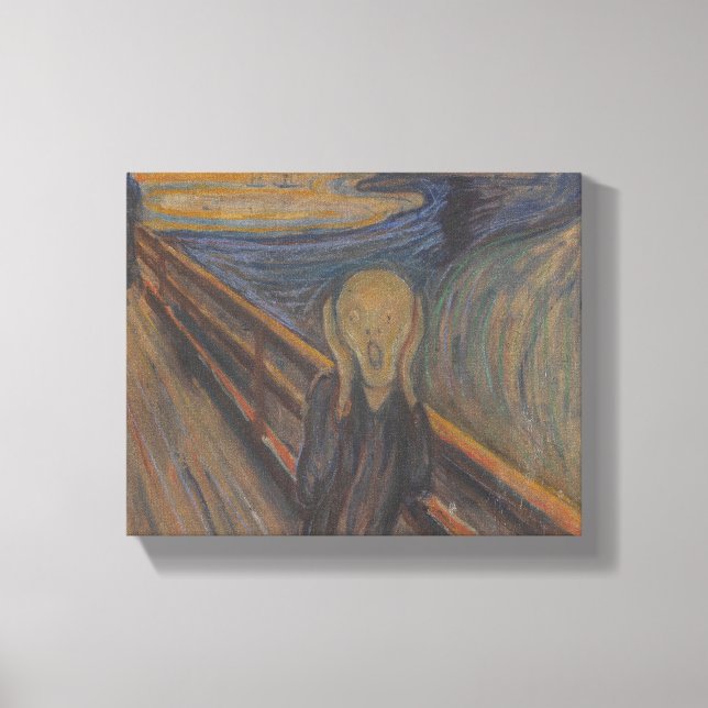 Edvard Munch! Canvastryck (Framsida)