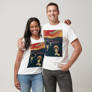Edvard Munch Classic Painting, ångest (1894) T Shirt