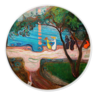 Edvard Munch - Dance on the Beach Knopp