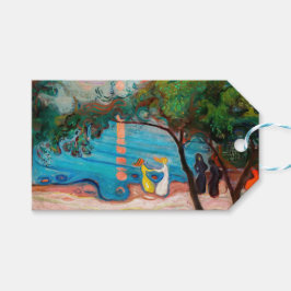 Edvard Munch - Dance on the Beach Presentetikett