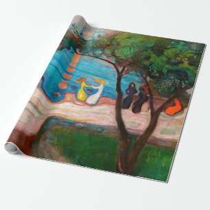 Edvard Munch - Dance on the Beach Presentpapper
