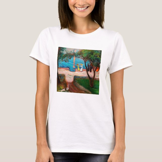 Edvard Munch - Dance on the Beach T Shirt (Framsida)