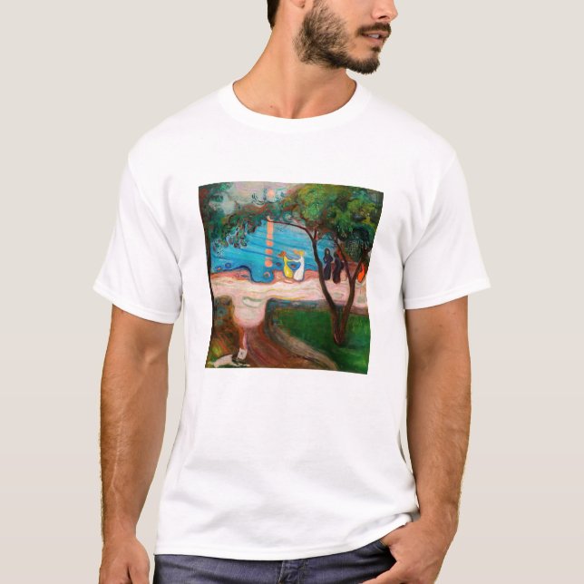Edvard Munch - Dance on the Beach T Shirt (Framsida)