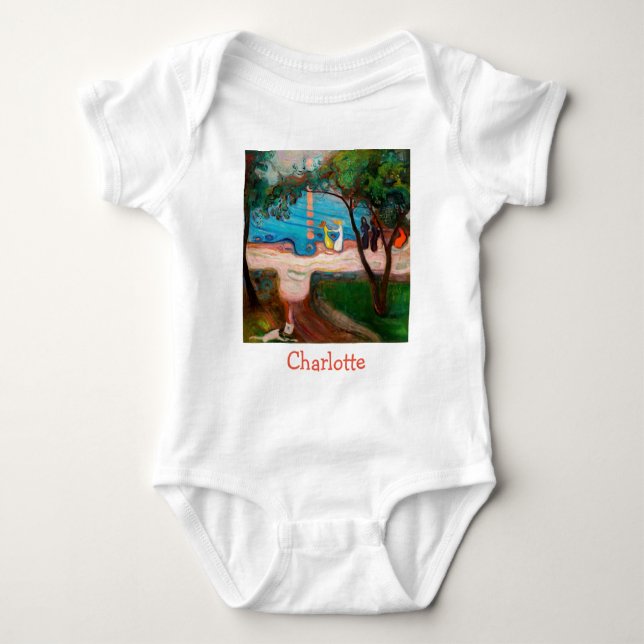 Edvard Munch - Dance on the Beach T Shirt (Framsida)