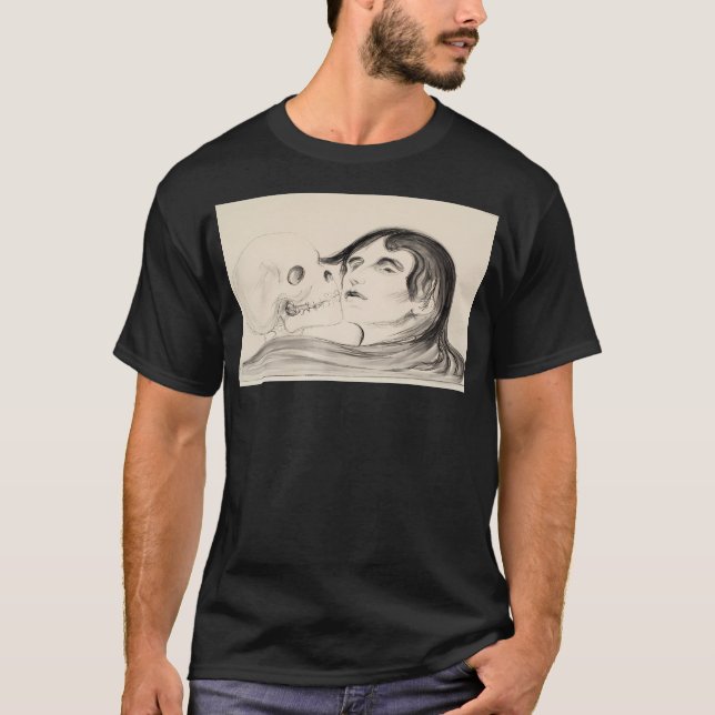Edvard Munch dödsstöten T Shirt (Framsida)