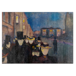 Edvard Munch - Evening på Karl Johan Street