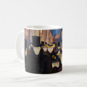 Edvard Munch - Evening på Karl Johan Street Kaffemugg