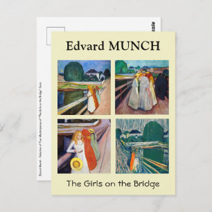 Edvard Munch - Flickorna på Bridge Selection Vykort