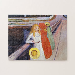 Edvard Munch - Flickorna på bron 1901 Pussel