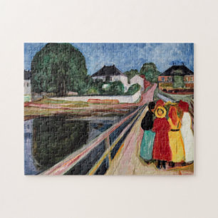 Edvard Munch - Flickorna på bron 1902 Pussel