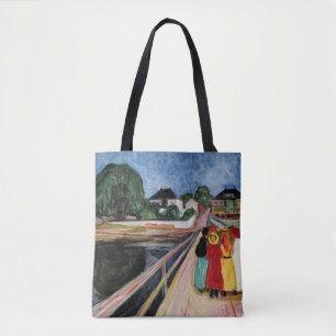 Edvard Munch - Flickorna på bron 1902 Tygkasse